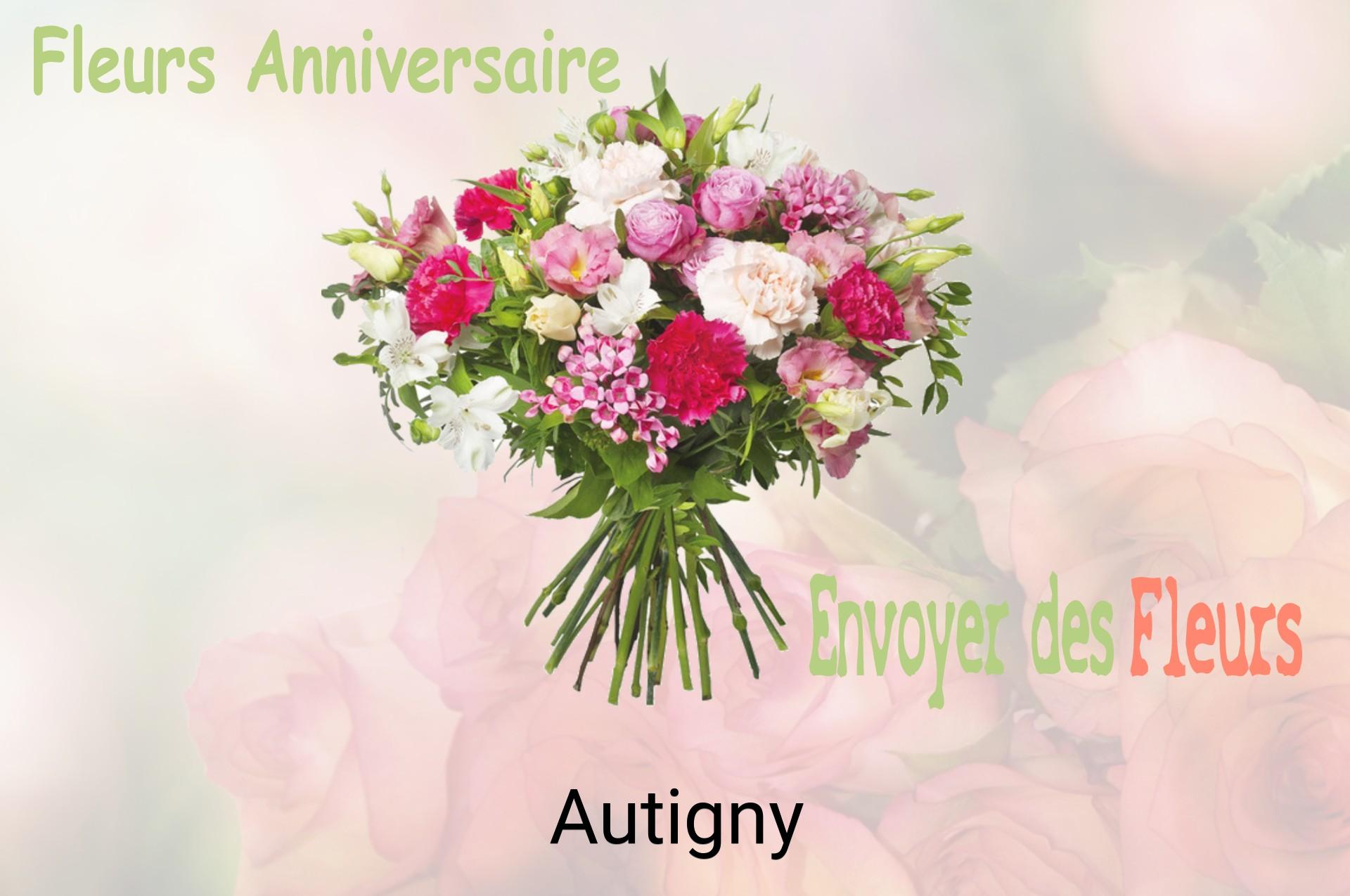 Bouquet de fleurs d’anniversaire livré à Autigny